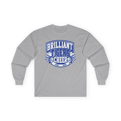 Adult Long Sleeve Tee \ Brilliant Tigers Cheer \ BTC1