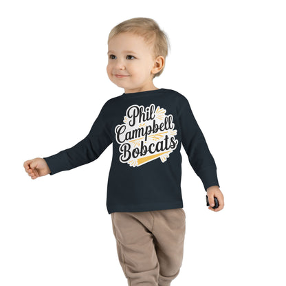 Toddler Long Sleeve Tee \ Phil Campbell Bobcats \ PCBG2
