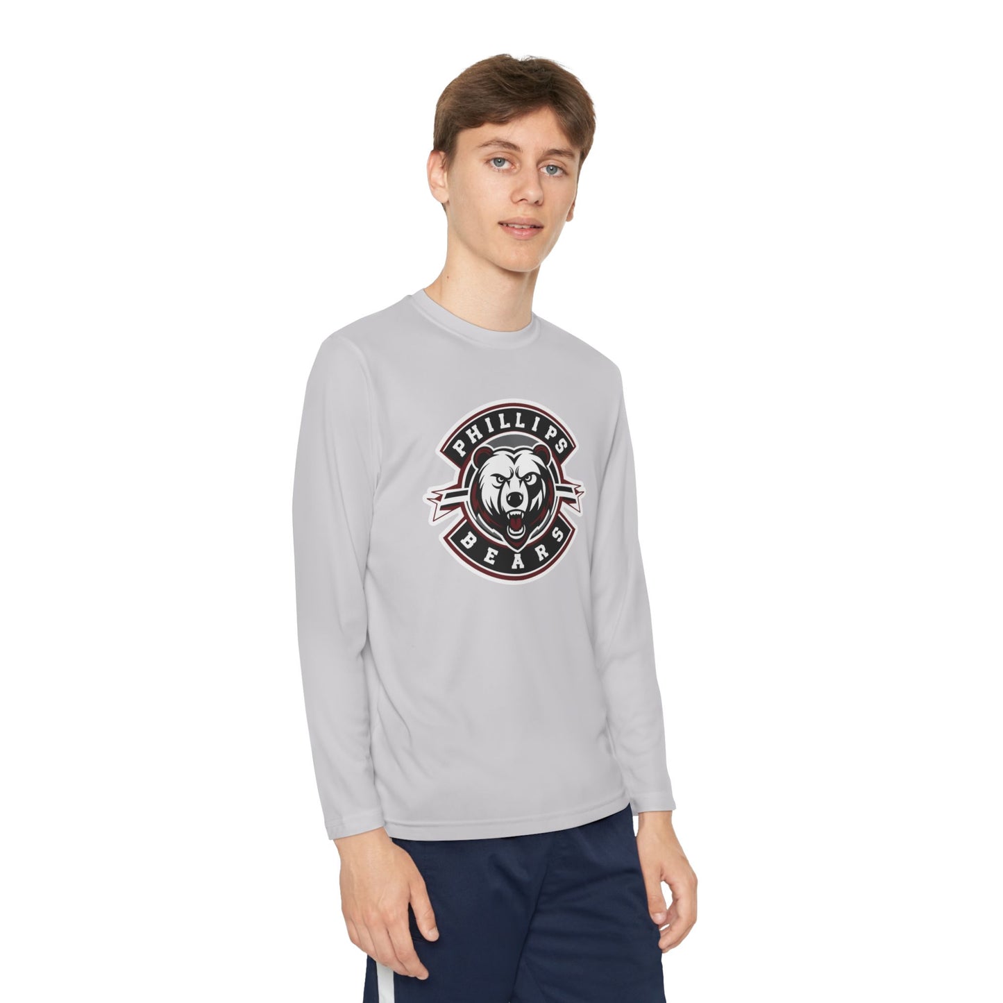Youth Long Sleeve Tee \ Phillips Bears \ PB1