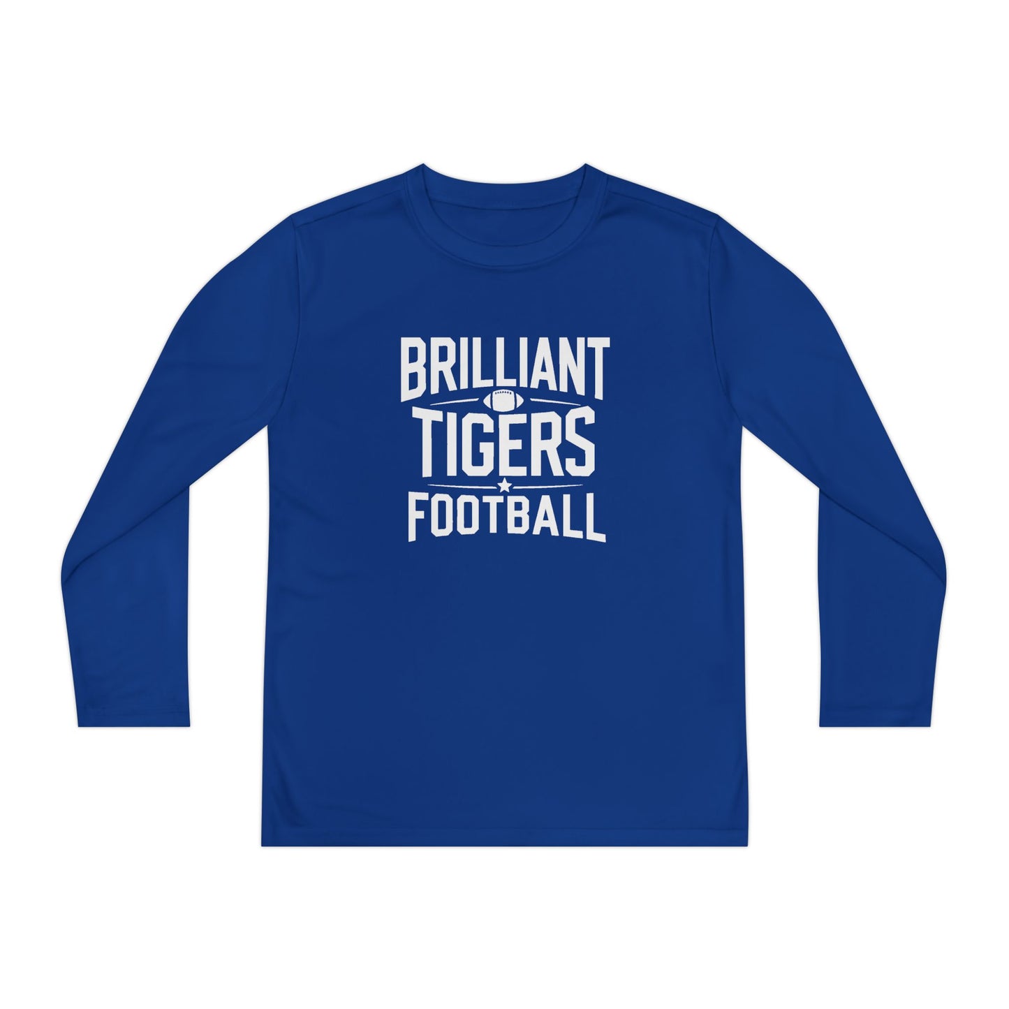 Youth Long Sleeve Tee \ Brilliant Tigers Football \ BTF1