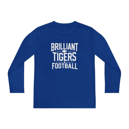 Youth Long Sleeve Tee \ Brilliant Tigers Football \ BTF1