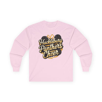 Adult Long Sleeve Tee \ Hackleburg Panthers Cheer \ HPC2