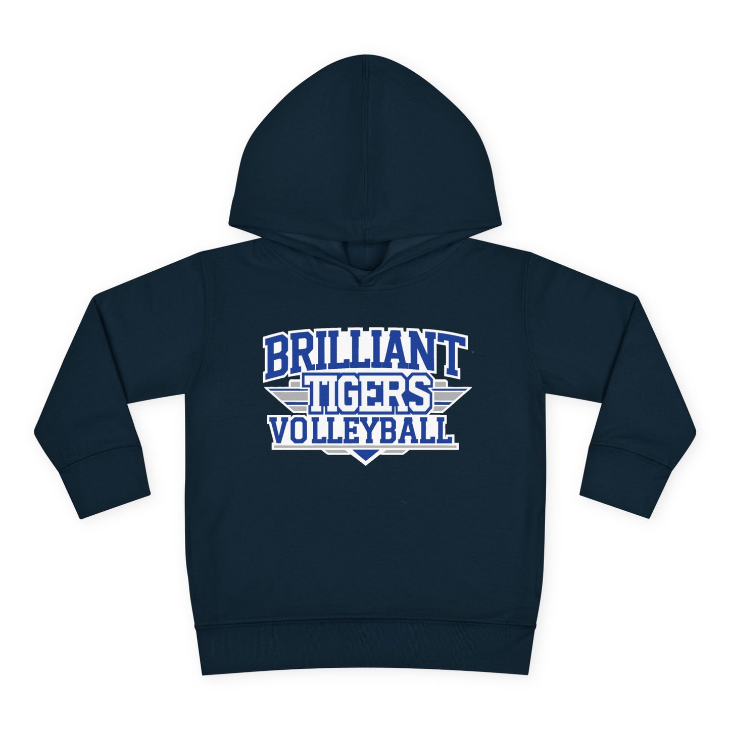 Toddler Hoodie Sweatshirt \ Brilliant Tigers Volleyball \ BTV2