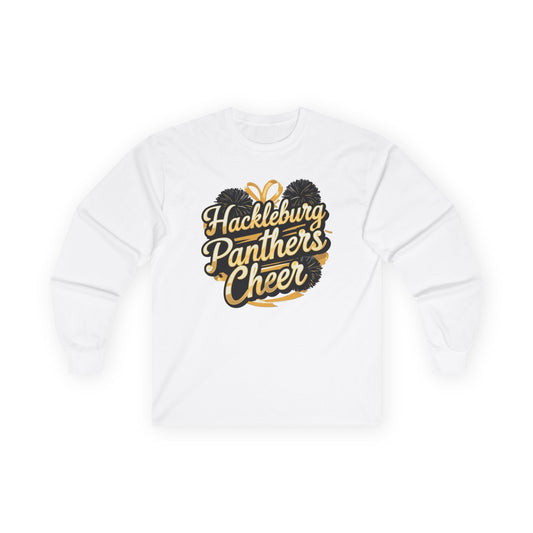 Adult Long Sleeve Tee \ Hackleburg Panthers Cheer \ HPC2
