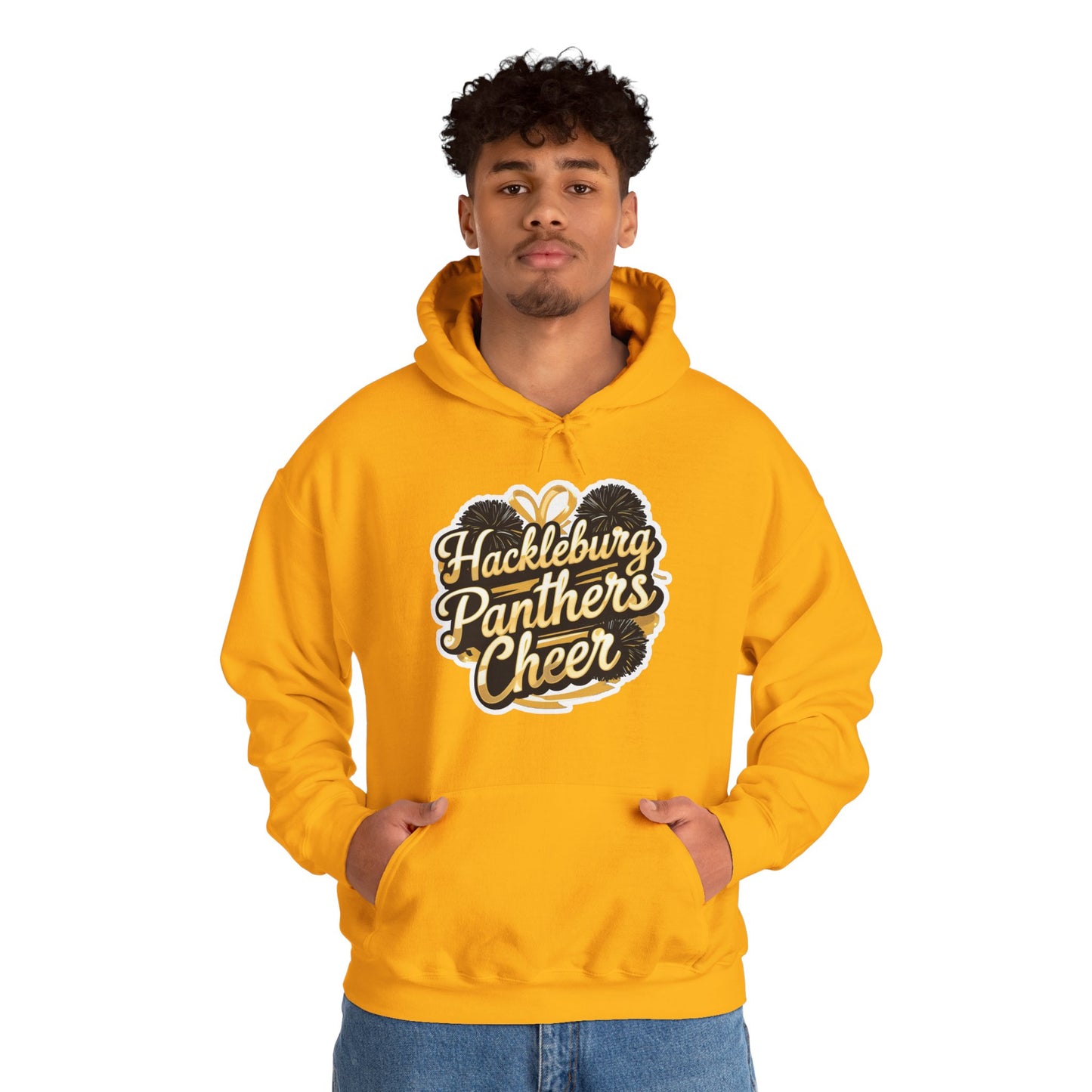Adult Hoodie Sweatshirt \ Hackleburg Panthers Cheer \ HPC2