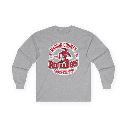 Adult Long Sleeve Tee \ Marion County Red Raiders Cross-Country \ MCCC2