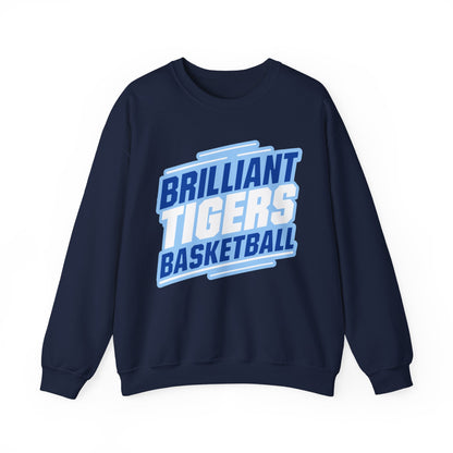 Adult Crewneck Sweatshirt \ Brilliant Tigers Basketball \ BTBK2