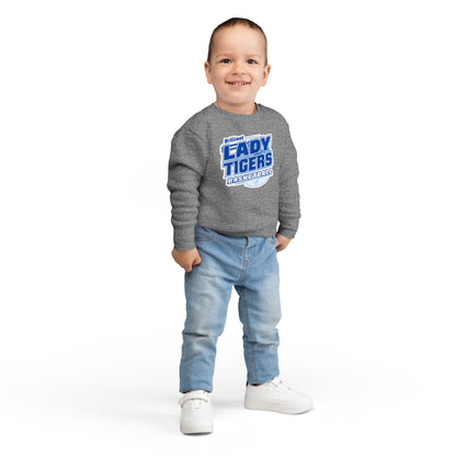 Toddler Crewneck Sweatshirt \ Brilliant Tigers Basketball \ BTBKG2