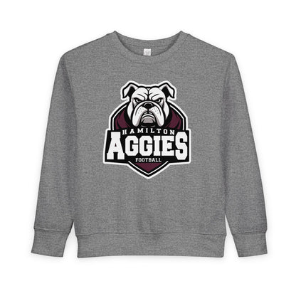 Toddler Crewneck Sweatshirt \ Hamilton Aggies Football \ HAF2