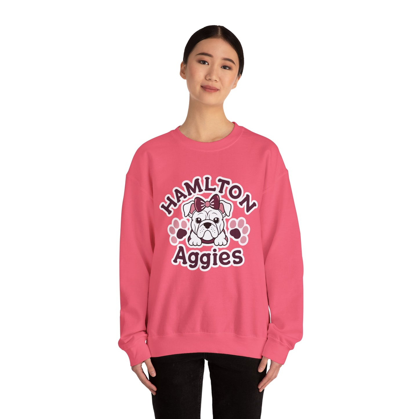 Adult Crewneck Sweatshirt \ Hamilton Aggies \ HAG3