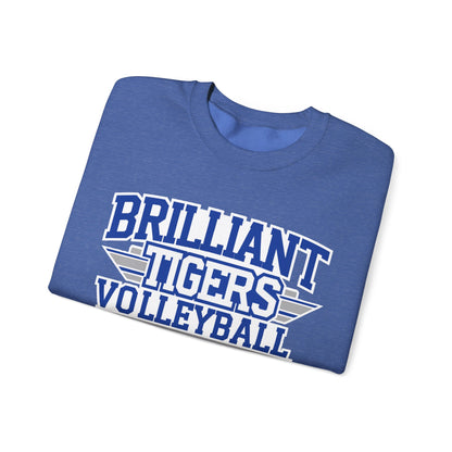 Adult Crewneck Sweatshirt \ Brilliant Tigers Volleyball \ BTV2