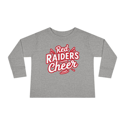 Toddler Long Sleeve Tee \ Marion County Red Raiders Cheer \ MCC1