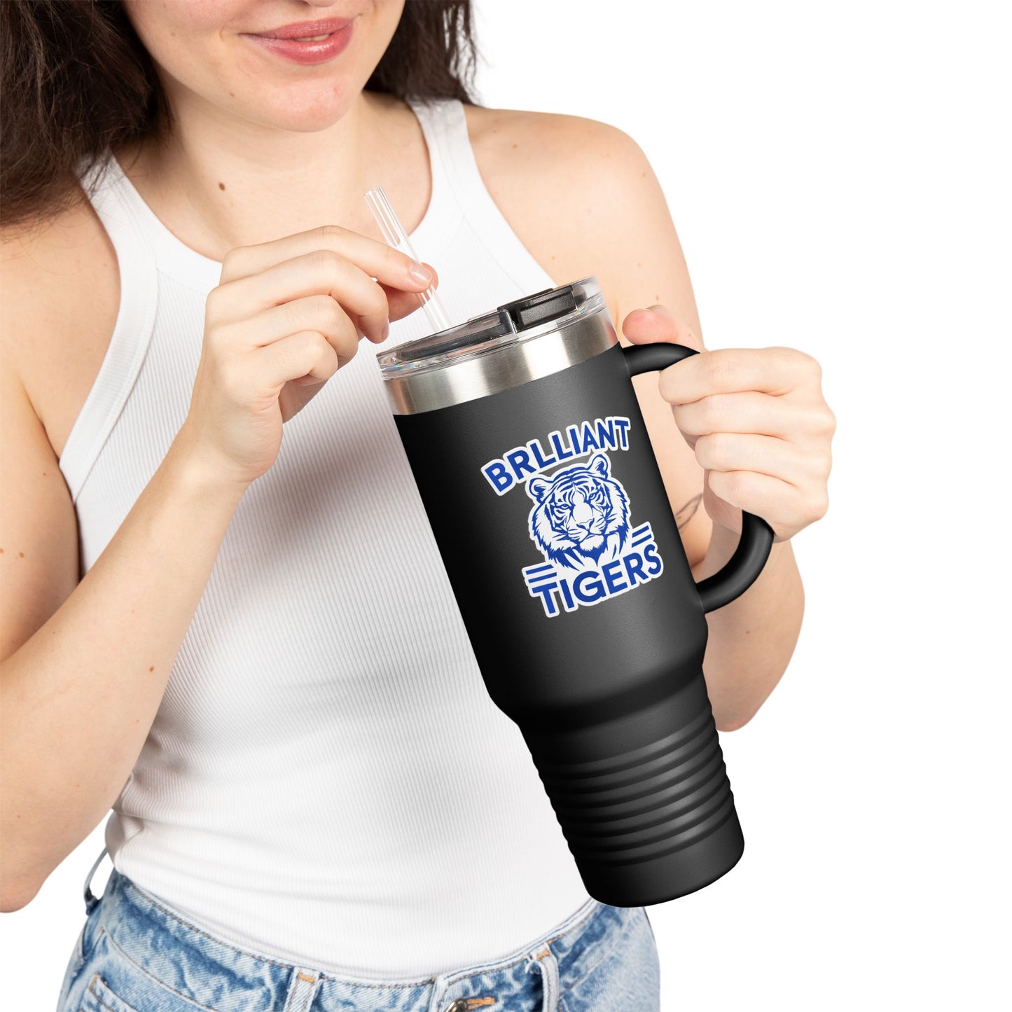 40oz Insulated Tumbler \ Brilliant Tigers \ BT1