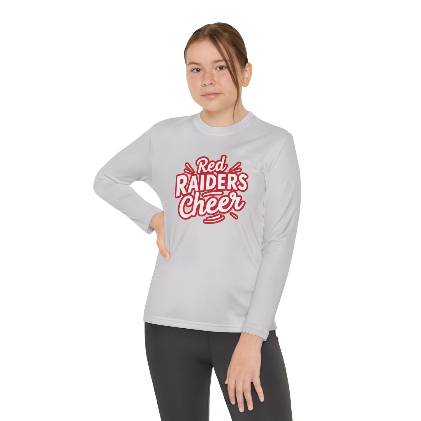 Youth Long Sleeve Tee \ Marion County Red Raiders Cheer \ MCC1