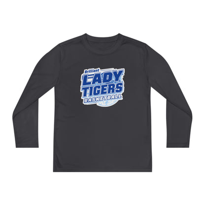 Youth Long Sleeve Tee \ Brilliant Tigers Basketball \ BTBKG2