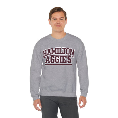 Adult Crewneck Sweatshirt \ Hamilton Aggies \ HA2