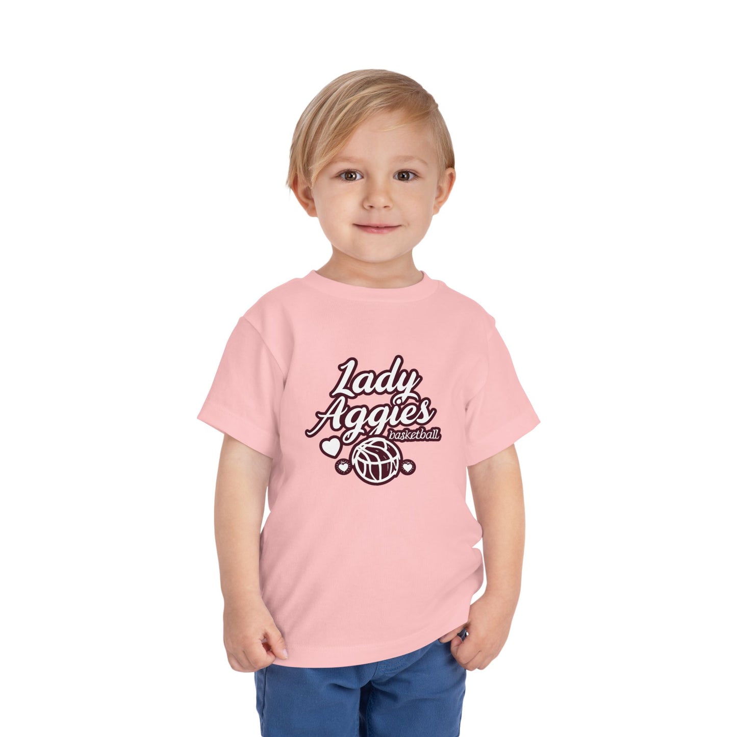 Toddler Tee \ Hamilton Aggies Basketball \ HABBG2