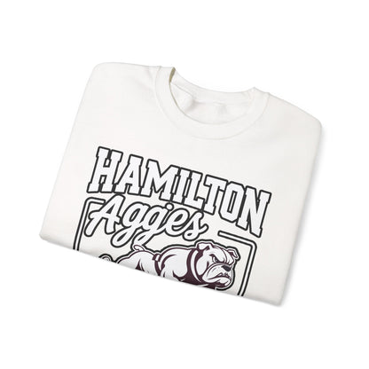 Adult Crewneck Sweatshirt \ Hamilton Aggies Cross-Country \ HCC2