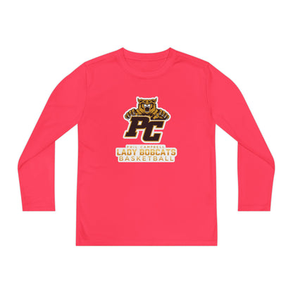 Youth Long Sleeve Tee \ Phil Campbell Bobcats Basketball \ PCBBKG1