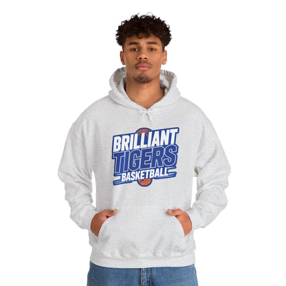Adult Hoodie Sweatshirt \ Brilliant Tigers Basketball \ BTBK1