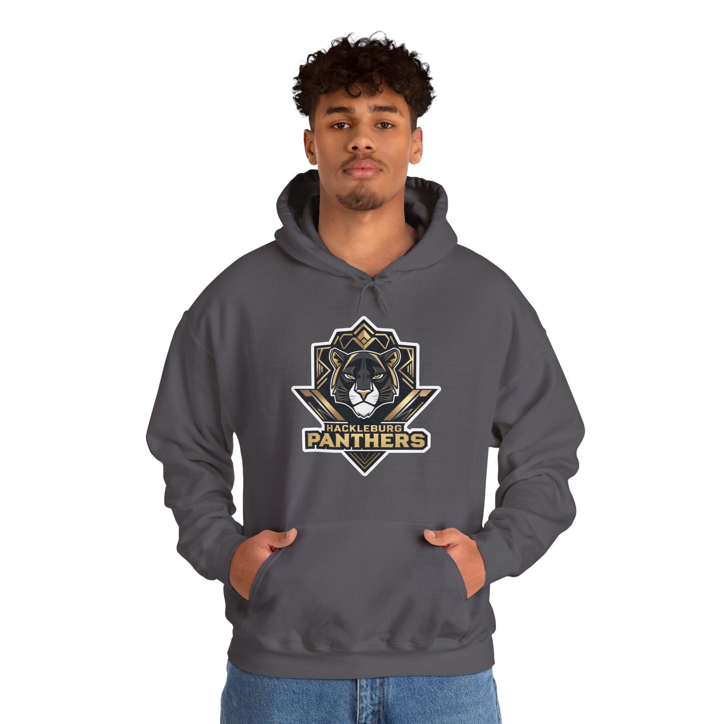 Adult Hoodie Sweatshirt \ Hackleburg Panthers \ HP1