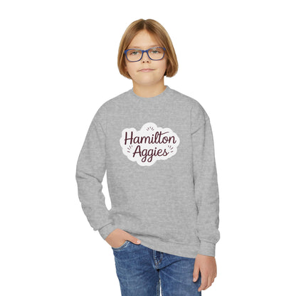Youth Crewneck Sweatshirt \ Hamilton Aggies \ HAG1