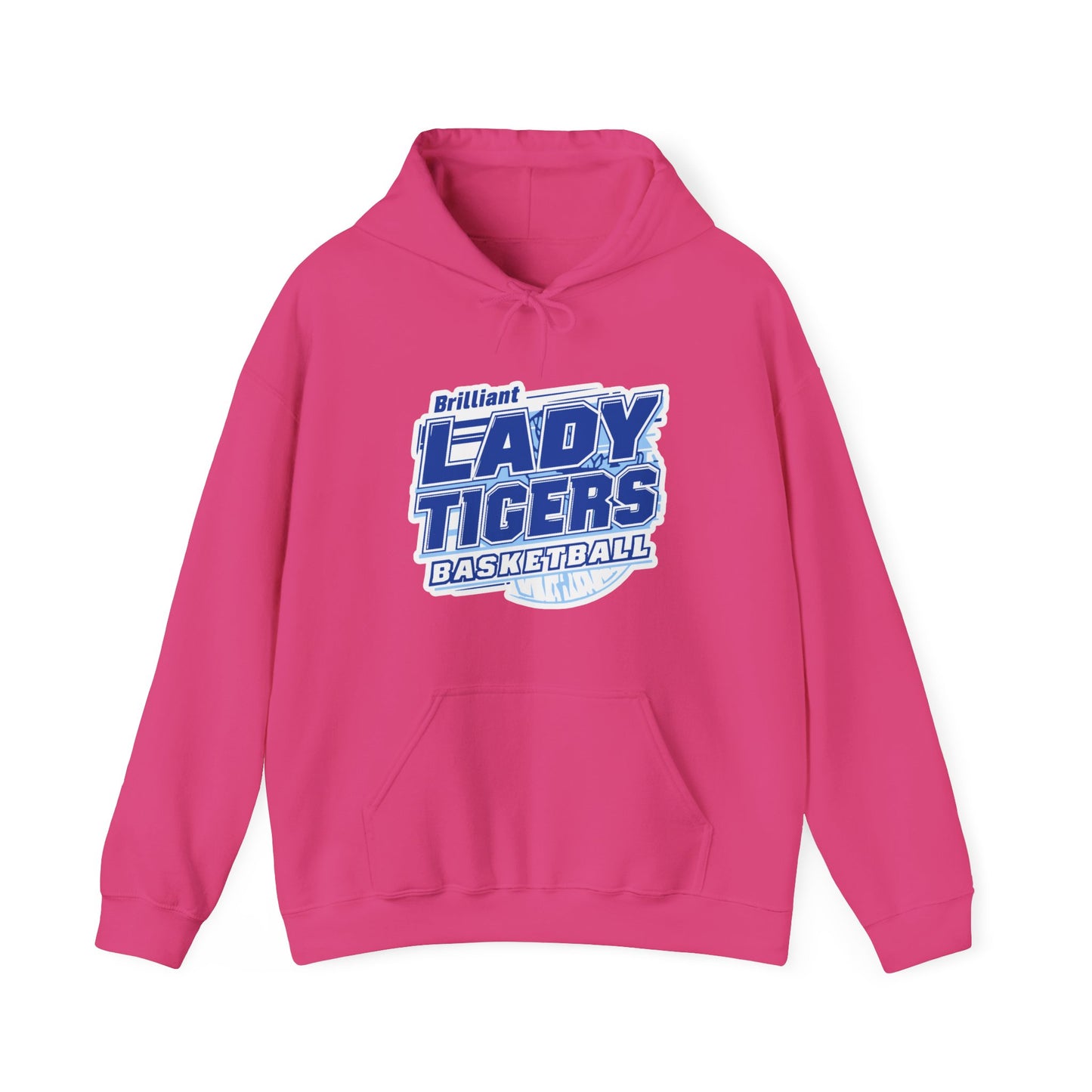 Adult Hoodie Sweatshirt \ Brilliant Tigers Basketball \ BTBKG2
