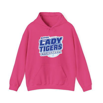 Adult Hoodie Sweatshirt \ Brilliant Tigers Basketball \ BTBKG2
