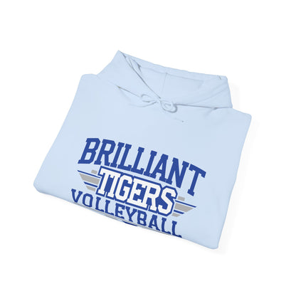 Adult Hoodie Sweatshirt \ Brilliant Tigers Volleyball \ BTV2
