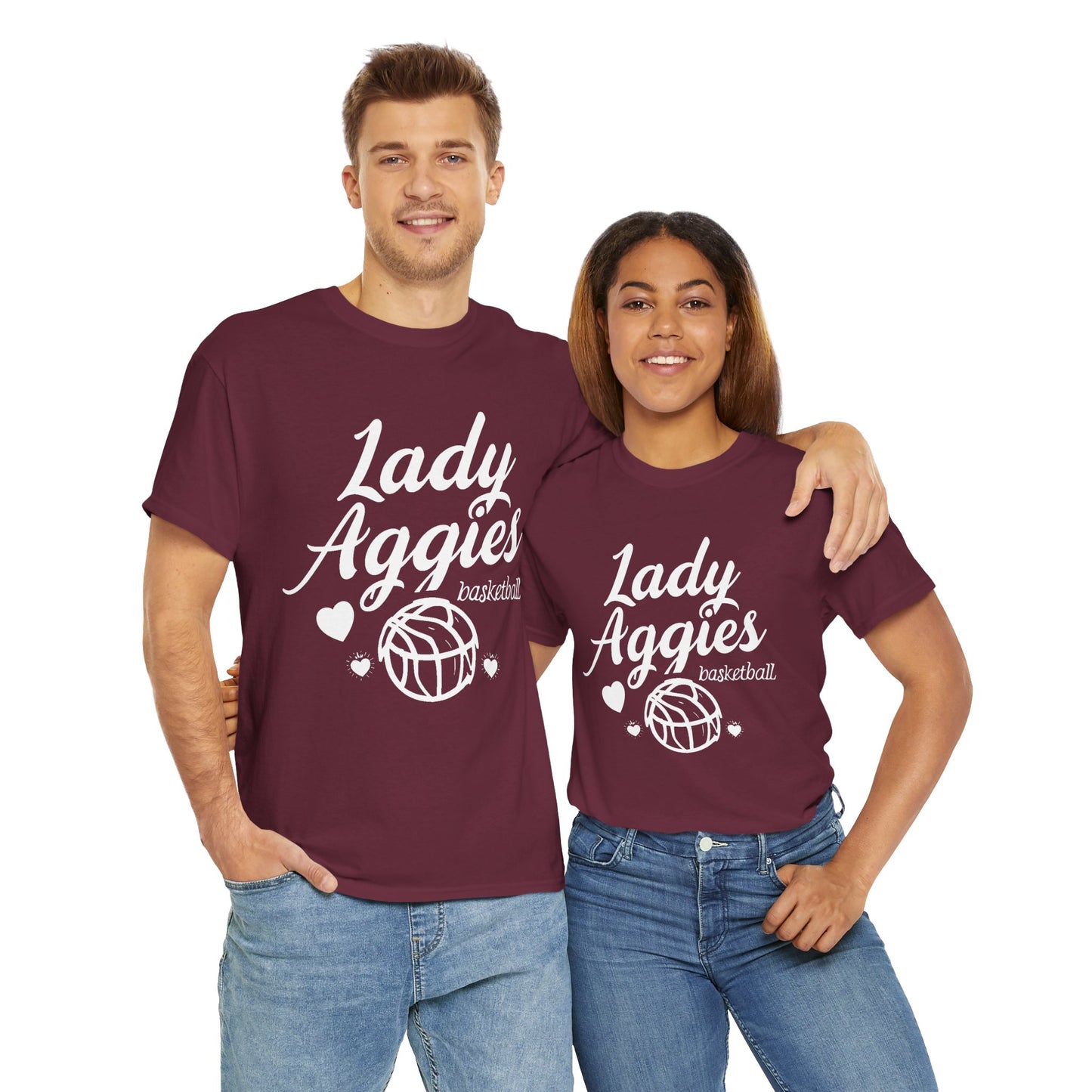 Adult Tee \ Hamilton Aggies Basketball \ HABBG2