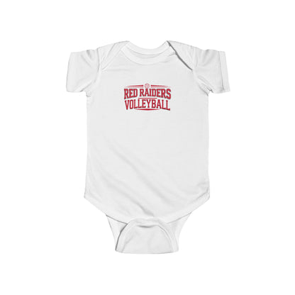 Short Sleeve Baby Bodysuit \ Marion County Red Raiders Volleyball \ MCV2
