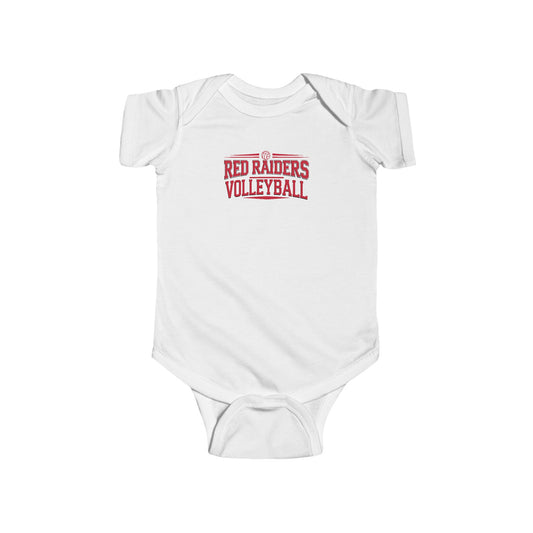 Short Sleeve Baby Bodysuit \ Marion County Red Raiders Volleyball \ MCV2
