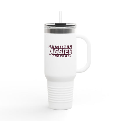 40oz Insulated Tumbler \ Hamilton Aggies Football \ HAF1