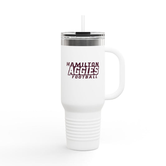 40oz Insulated Tumbler \ Hamilton Aggies Football \ HAF1