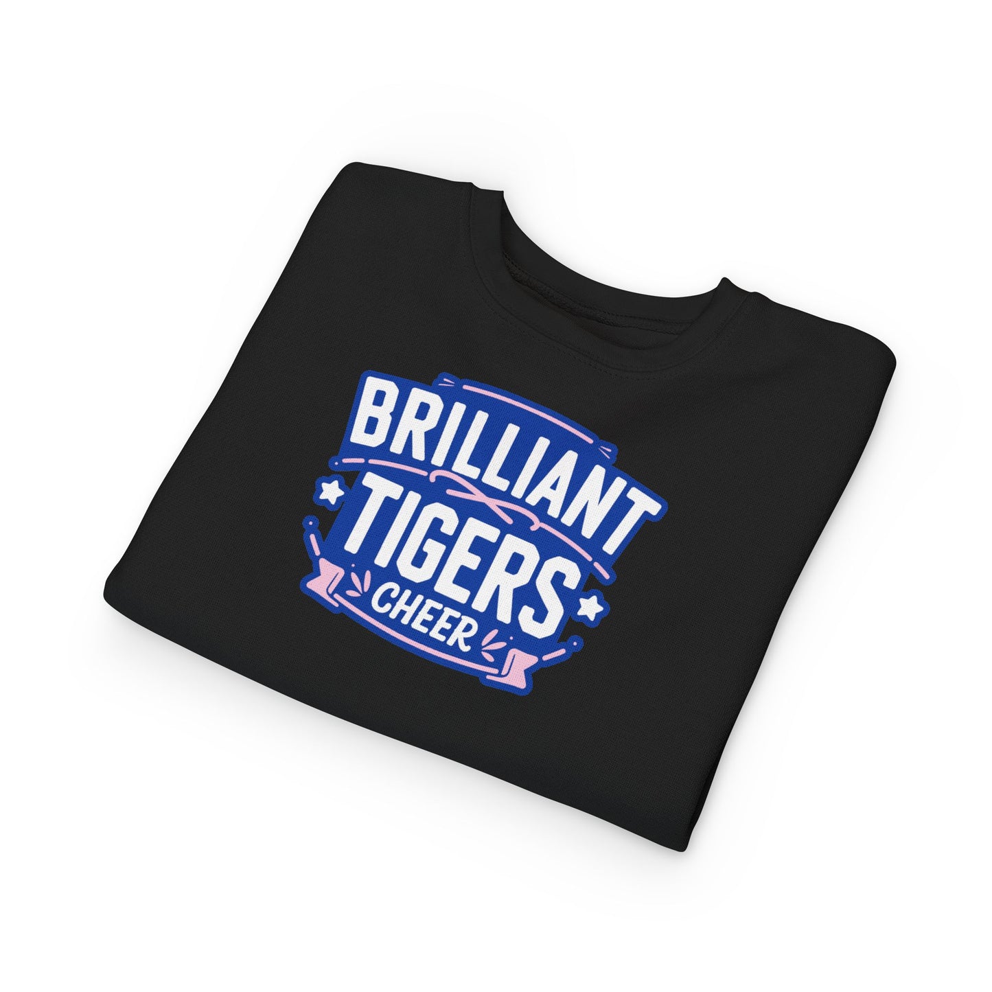 Toddler Crewneck Sweatshirt \ Brilliant Tigers Cheer \ BTC2