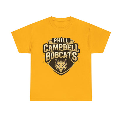 Adult Tee \ Phill Campbell Bobcats \ PCB1