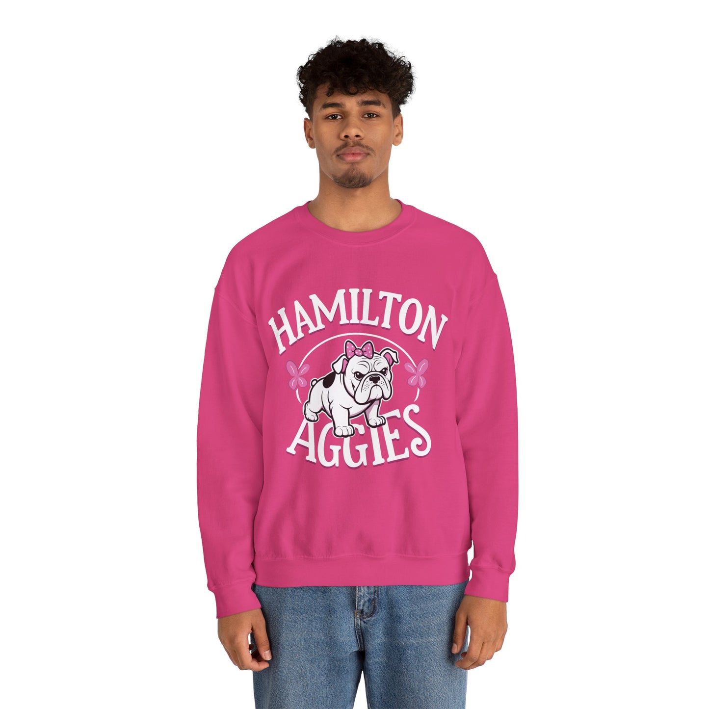 Adult Crewneck Sweatshirt \ Hamilton Aggies \ HAG4