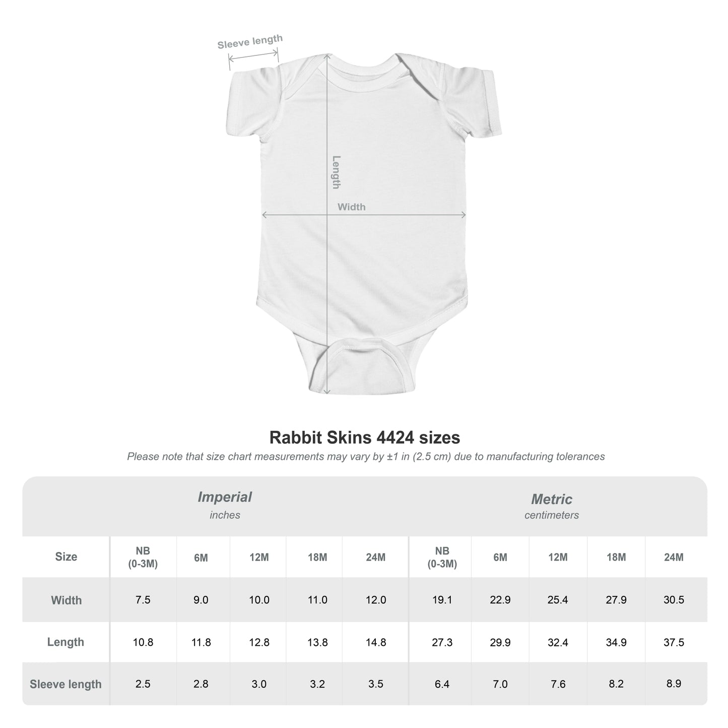 Short Sleeve Baby Bodysuit \ Phillips Bears \ PB1