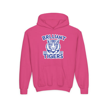 Youth Hooded Sweatshirt \ Brilliant Tigers \ BT1