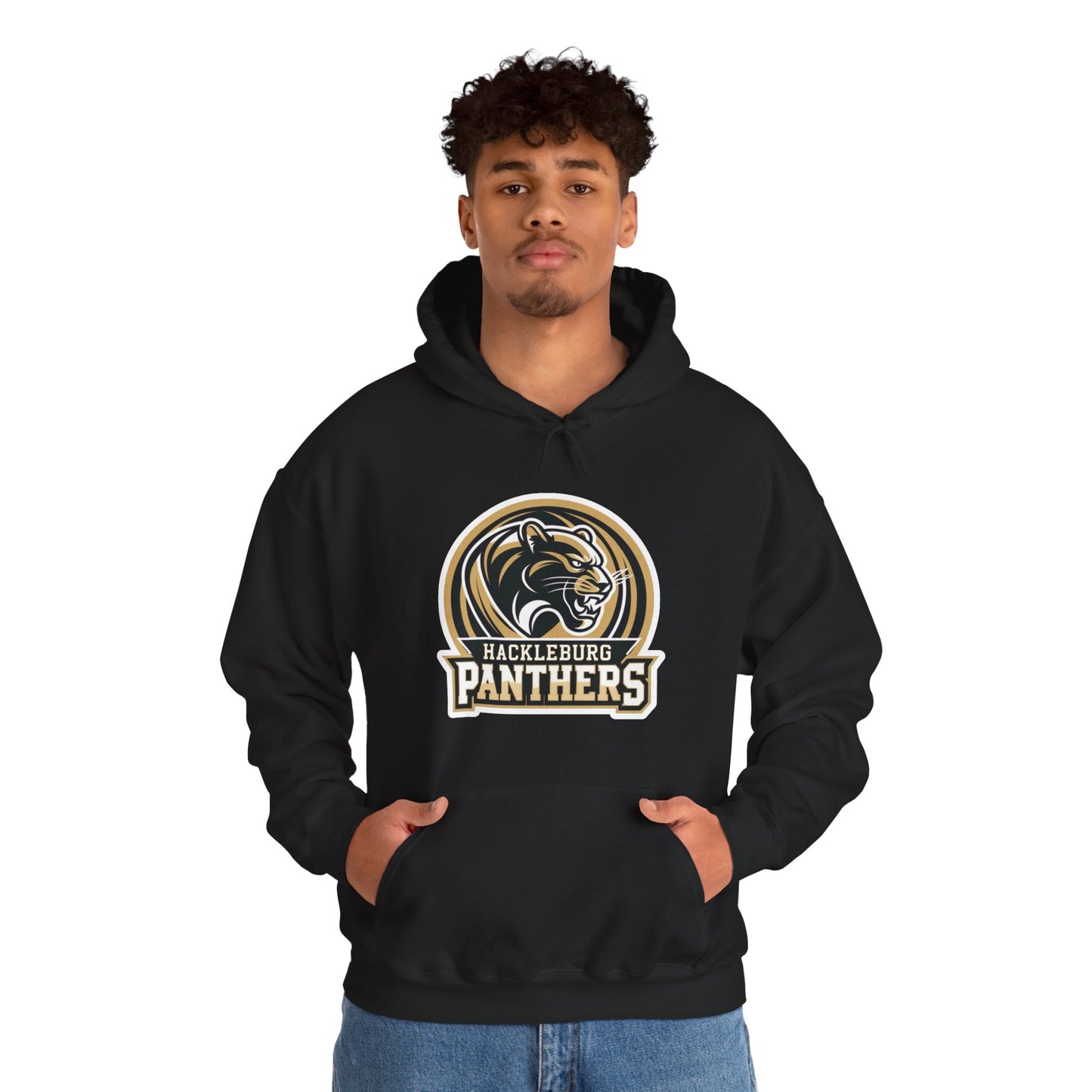 Adult Hoodie Sweatshirt \ Hackleburg Panthers \ HP2