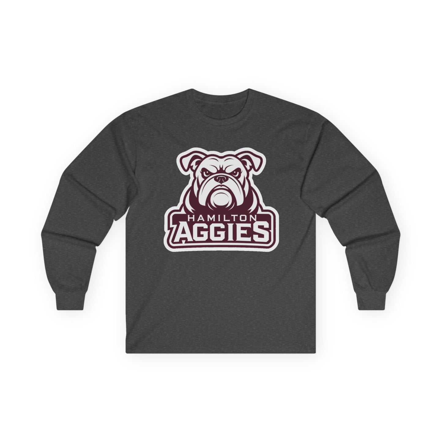 Adult Long Sleeve Tee \ Hamilton Aggies \ HA4
