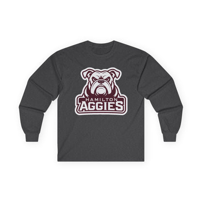 Adult Long Sleeve Tee \ Hamilton Aggies \ HA4
