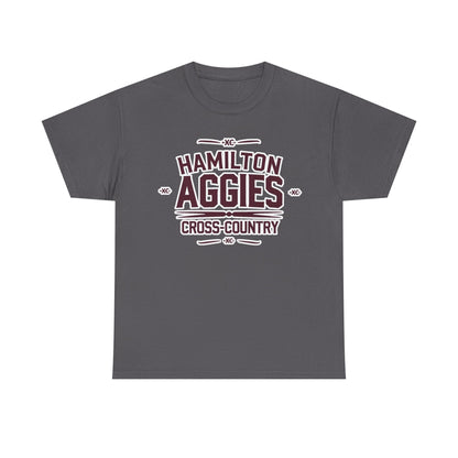 Adult Tee \ Hamilton Aggies Cross-Country \ HCC1