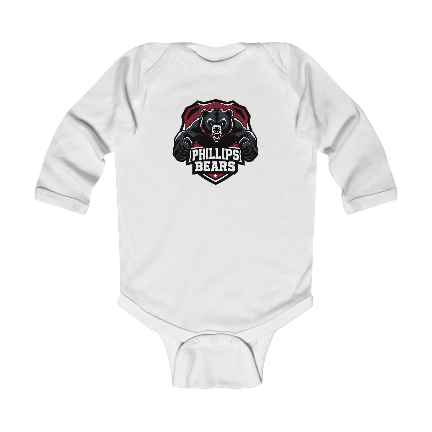 Long Sleeve Baby Bodysuit \ Phillips Bears \ PB2