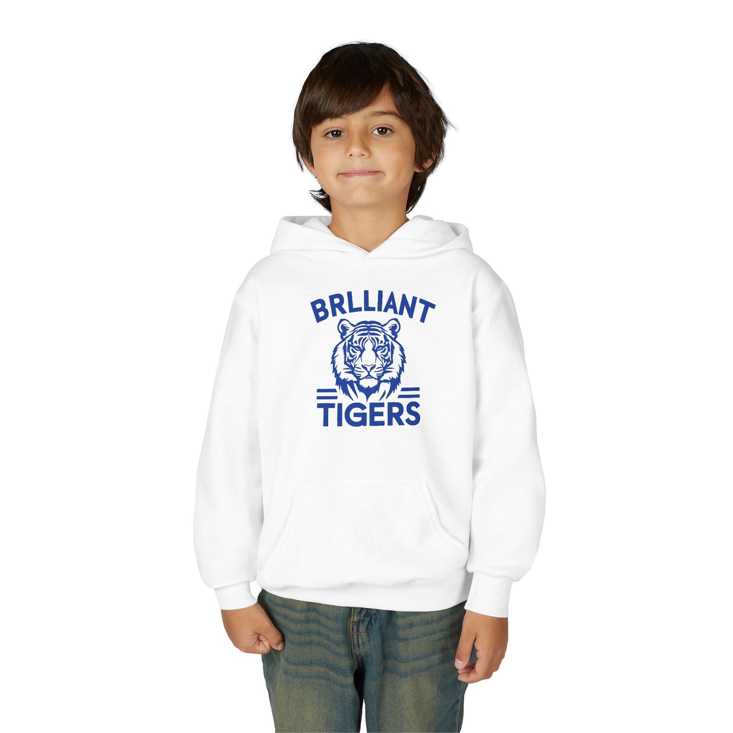 Youth Hooded Sweatshirt \ Brilliant Tigers \ BT1