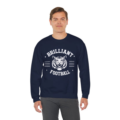 Adult Crewneck Sweatshirt \ Brilliant Tigers Football \ BTF2