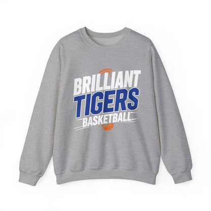 Adult Crewneck Sweatshirt \ Brilliant Tigers Basketball \ BTBK1