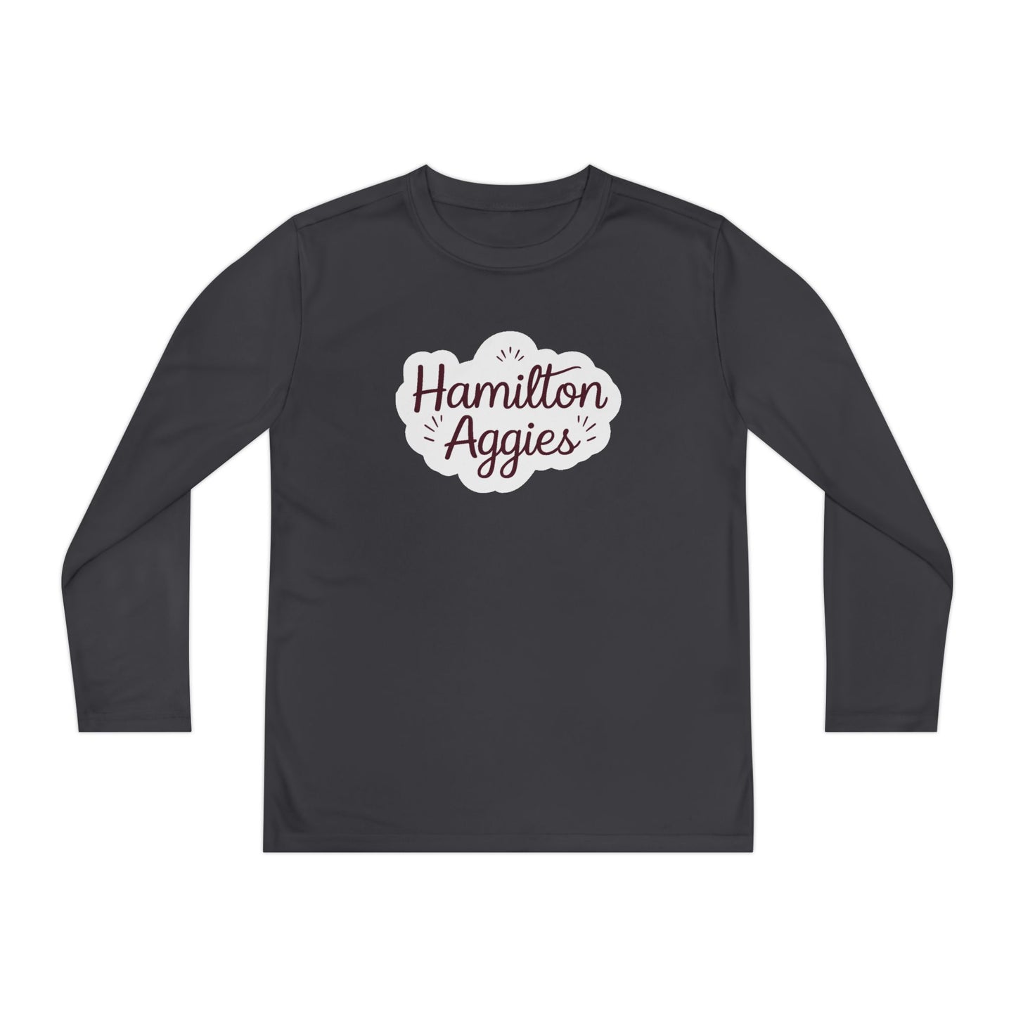 Youth Long Sleeve Tee \ Hamilton Aggies \ HAG1