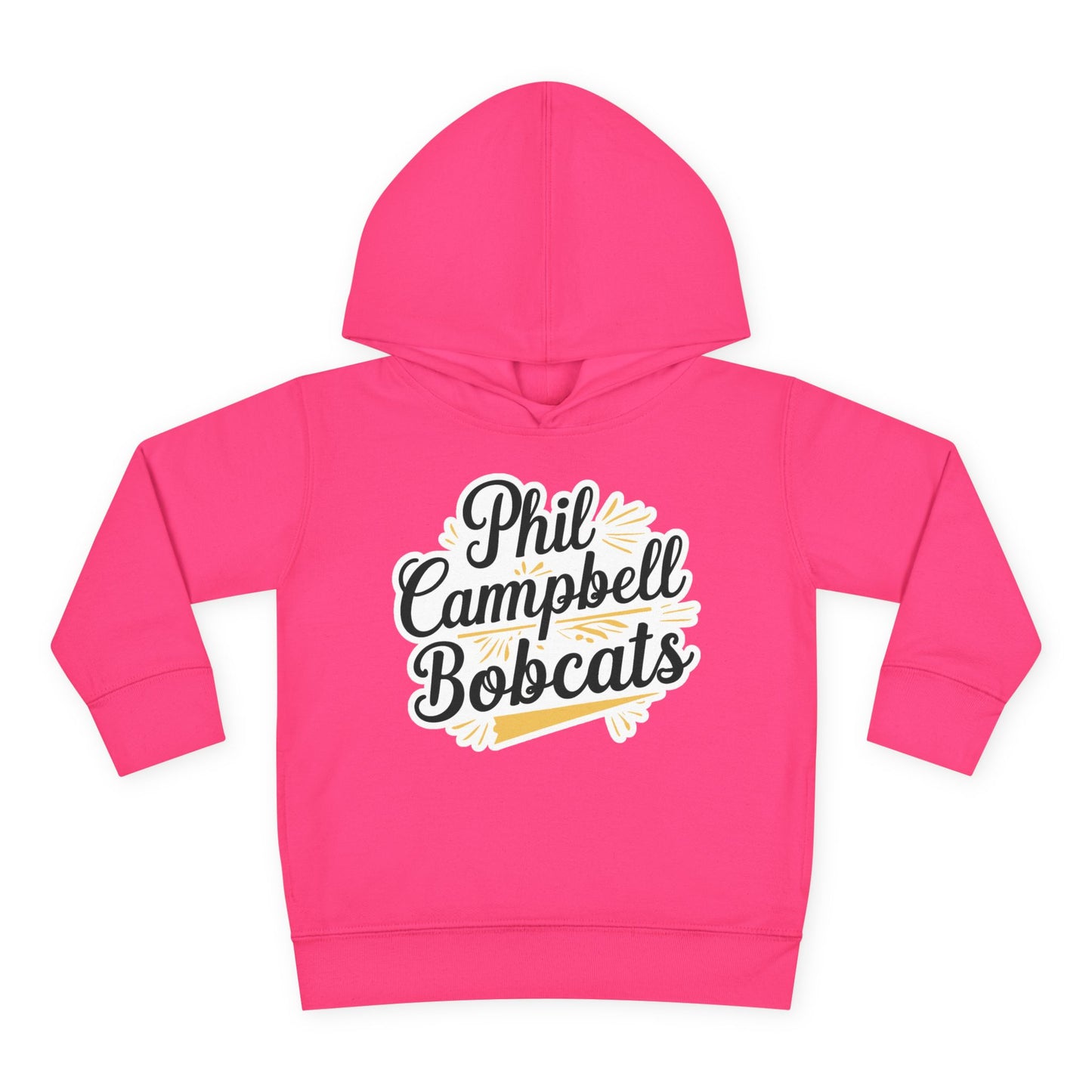 Toddler Hoodie Sweatshirt \ Phil Campbell Bobcats \ PCBG2
