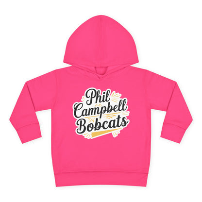 Toddler Hoodie Sweatshirt \ Phil Campbell Bobcats \ PCBG2